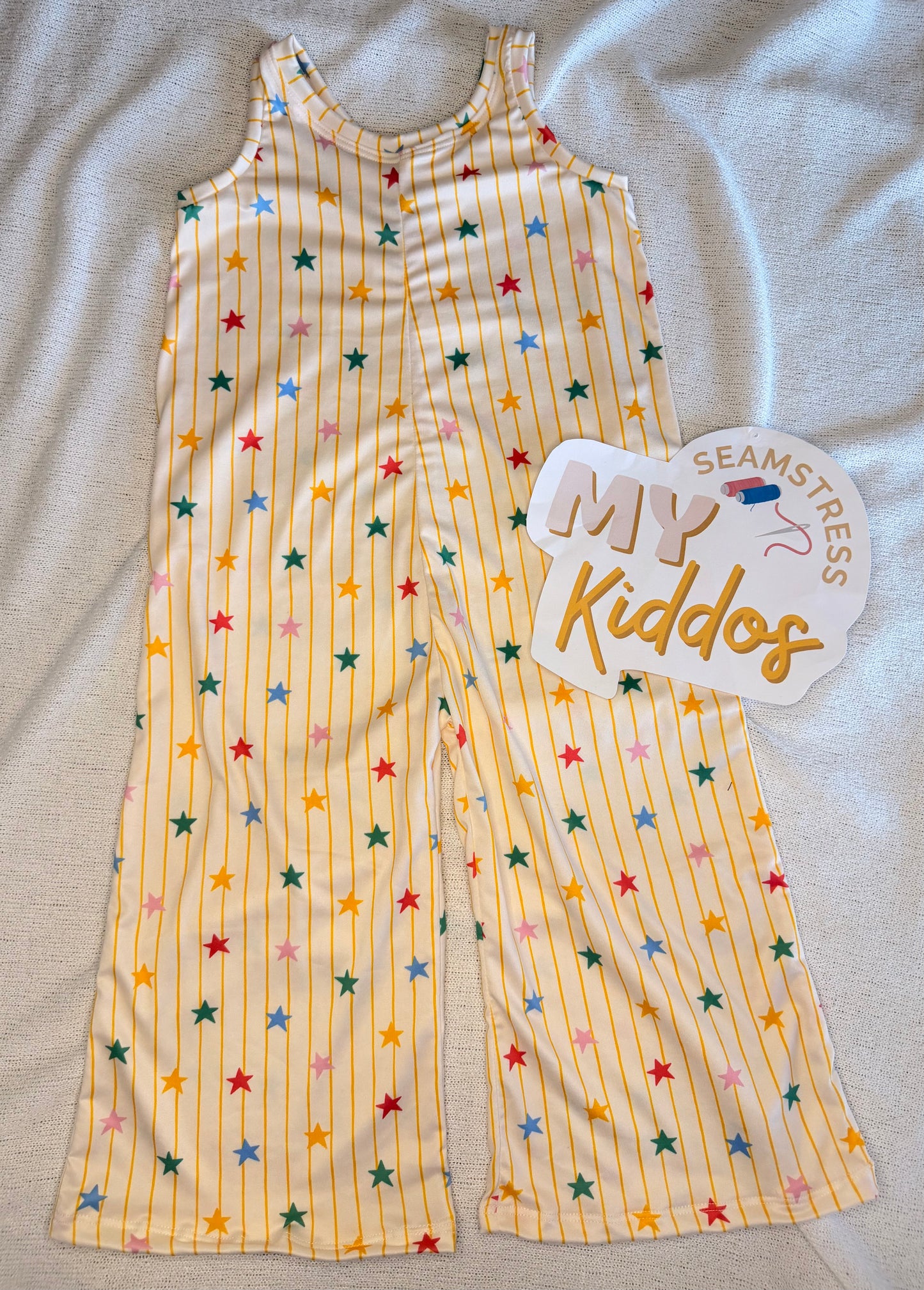 2T sunny romper pants length RTS