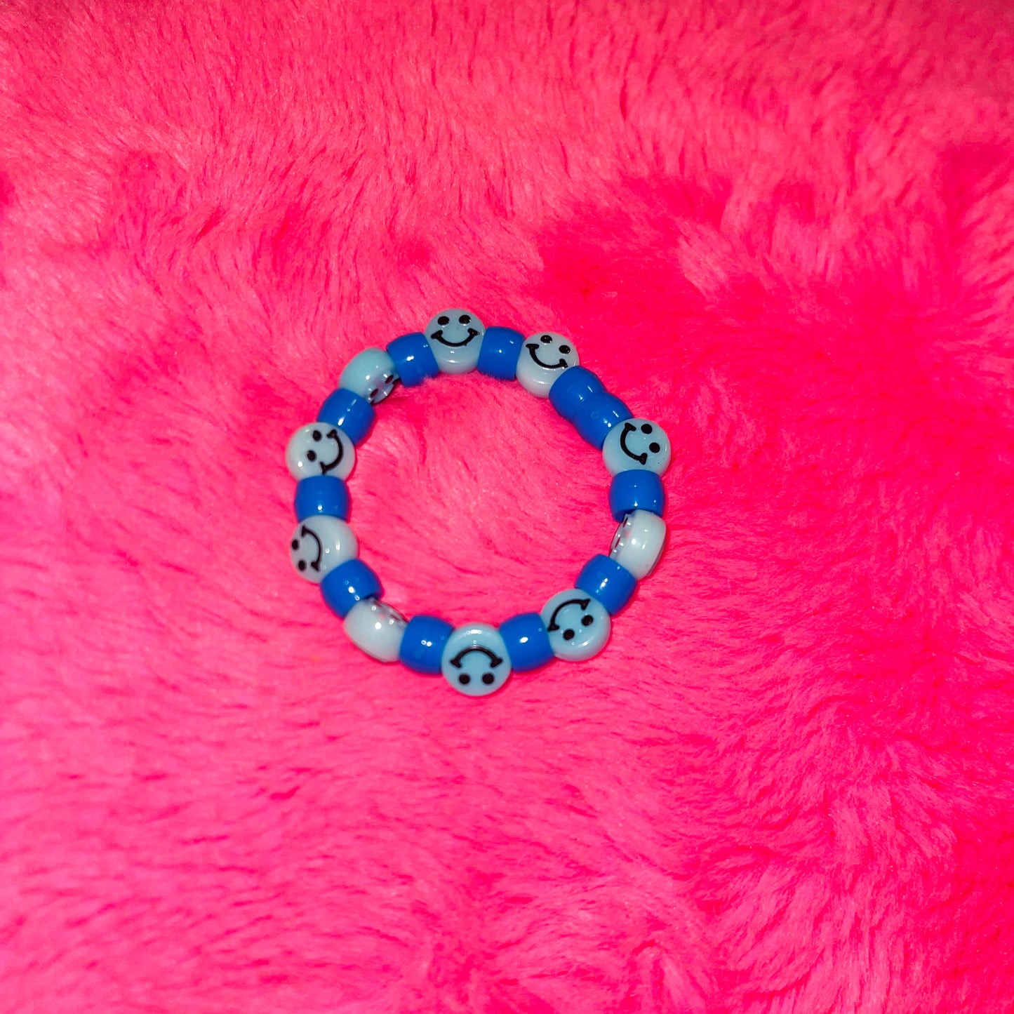 Blue smileys small bracelet rts
