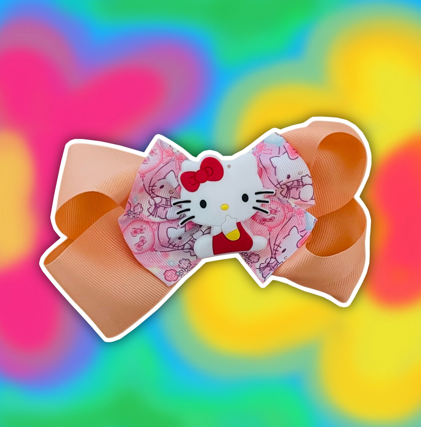 kids HK bow RTS light coral
