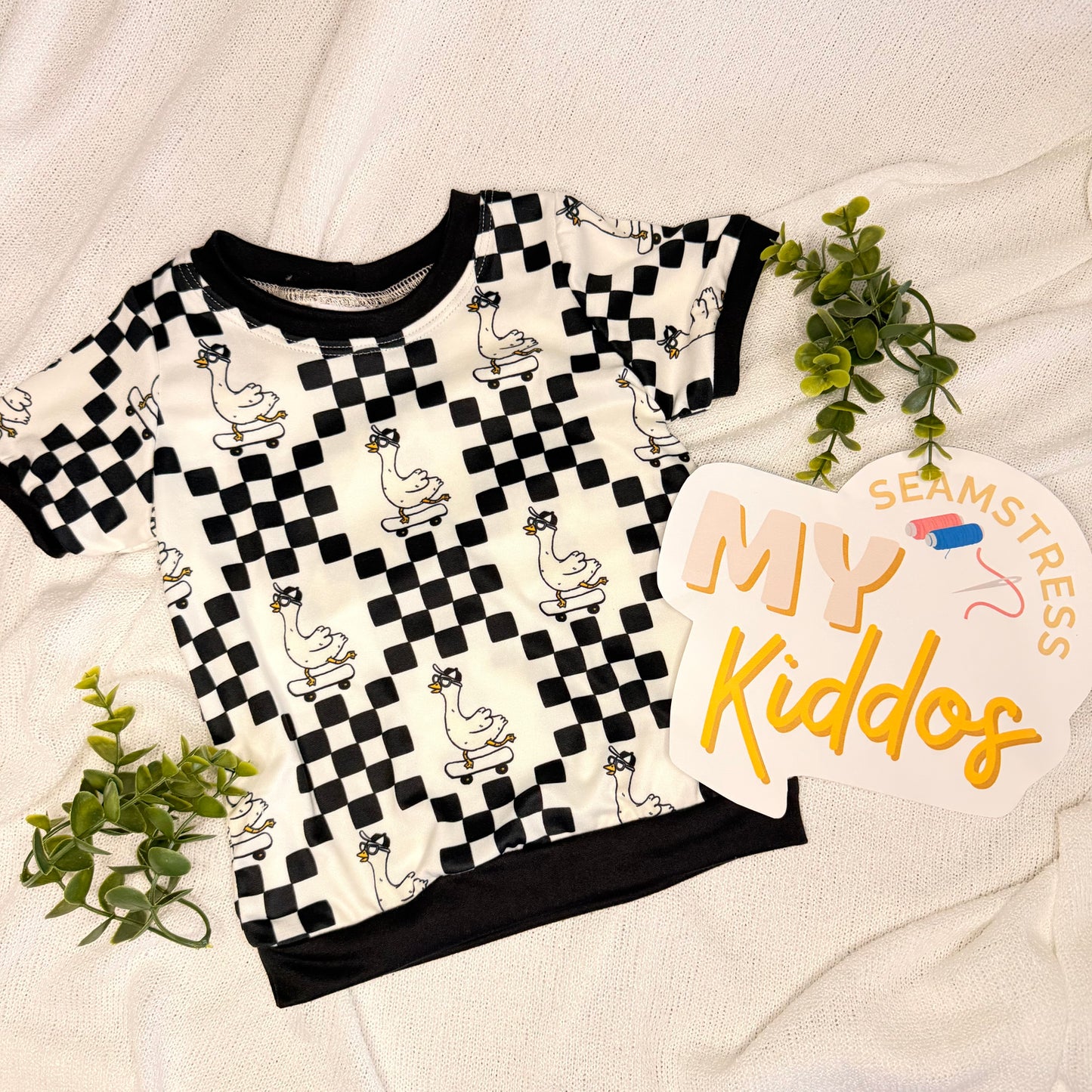 9/12m handmade simple tee RTS