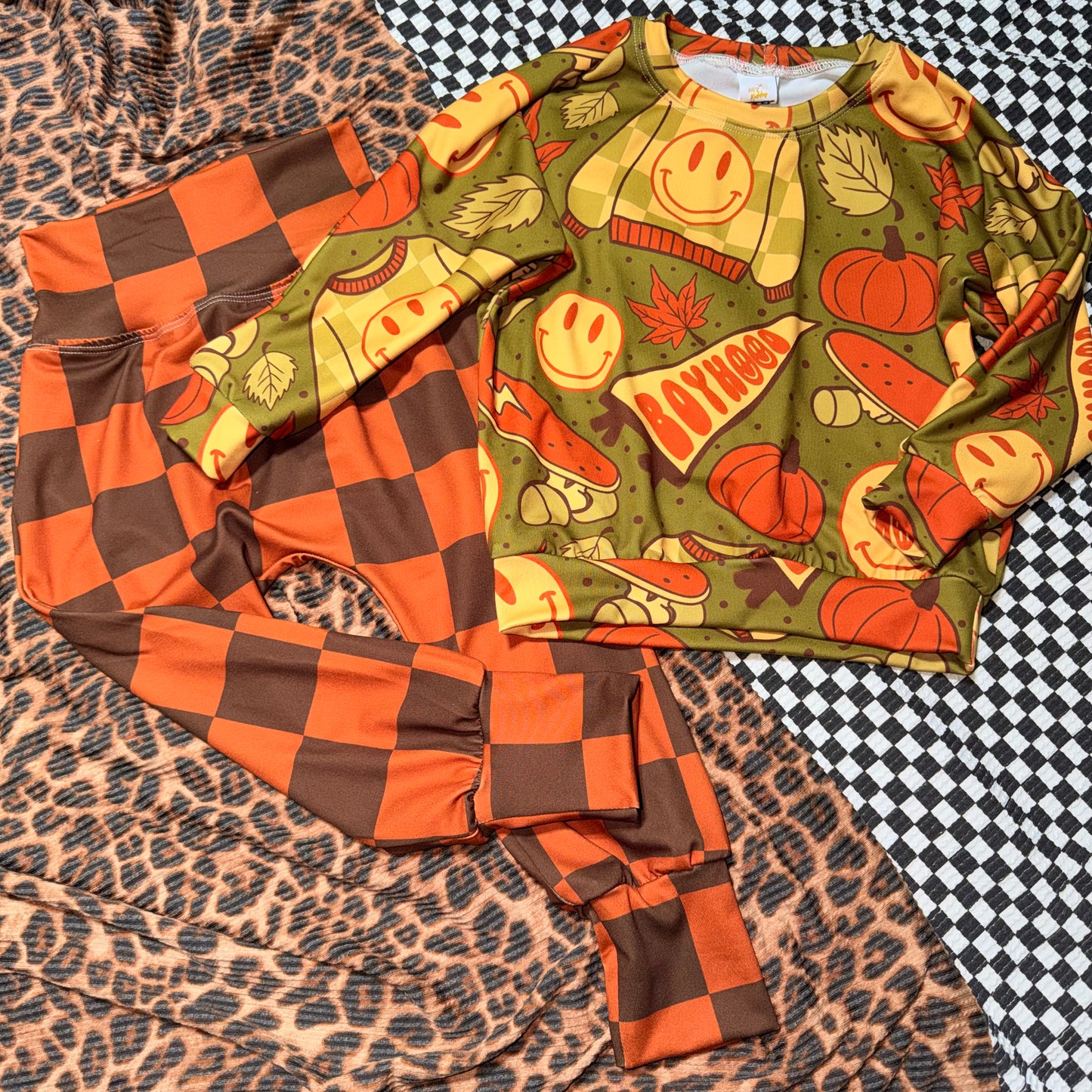 3/4 lounge sweatshirt and harem pants rts SET