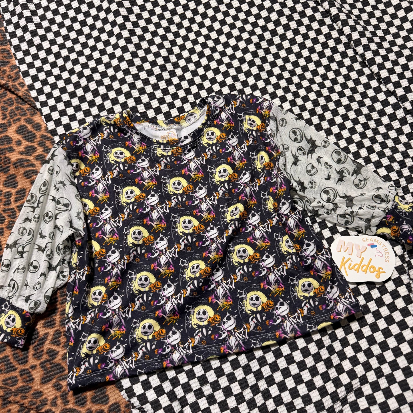 2T oversized tee with mesh sleeves rts