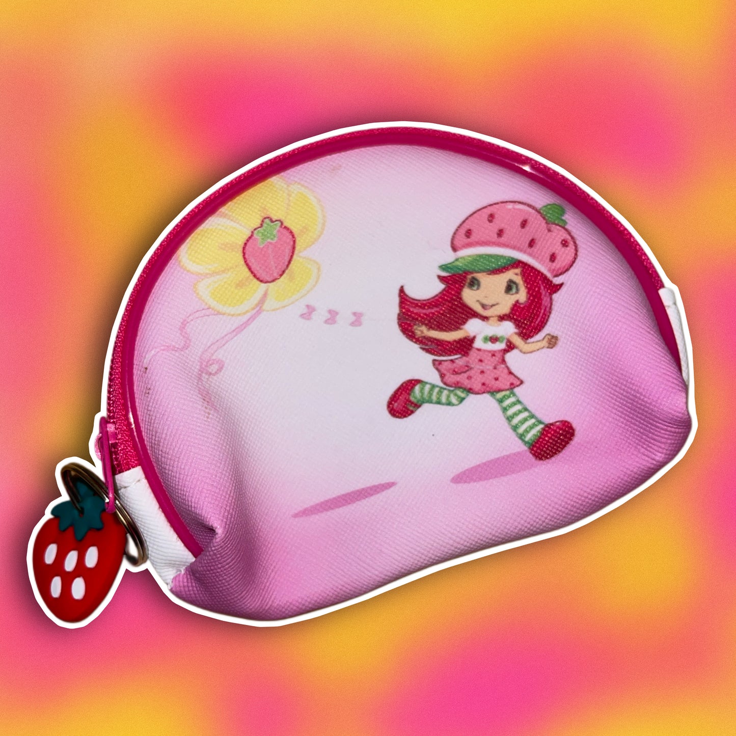SS coin bag 4.5" x 3.5" RTS pink zipper