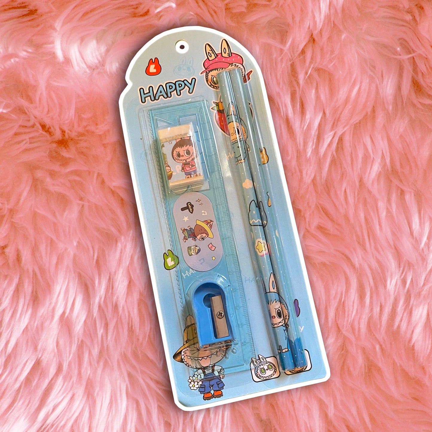 la bubu pencil set blue