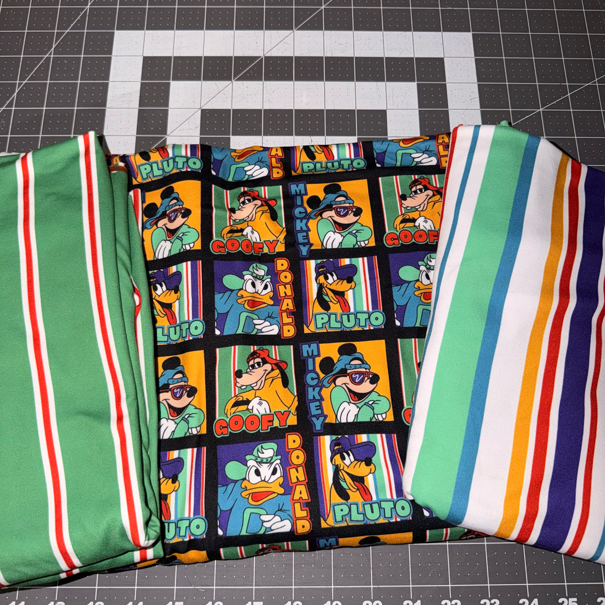 Candice- retro mick: 4T short sleeve hudson tee 5/10 BD TAT stripe coord for sleeves