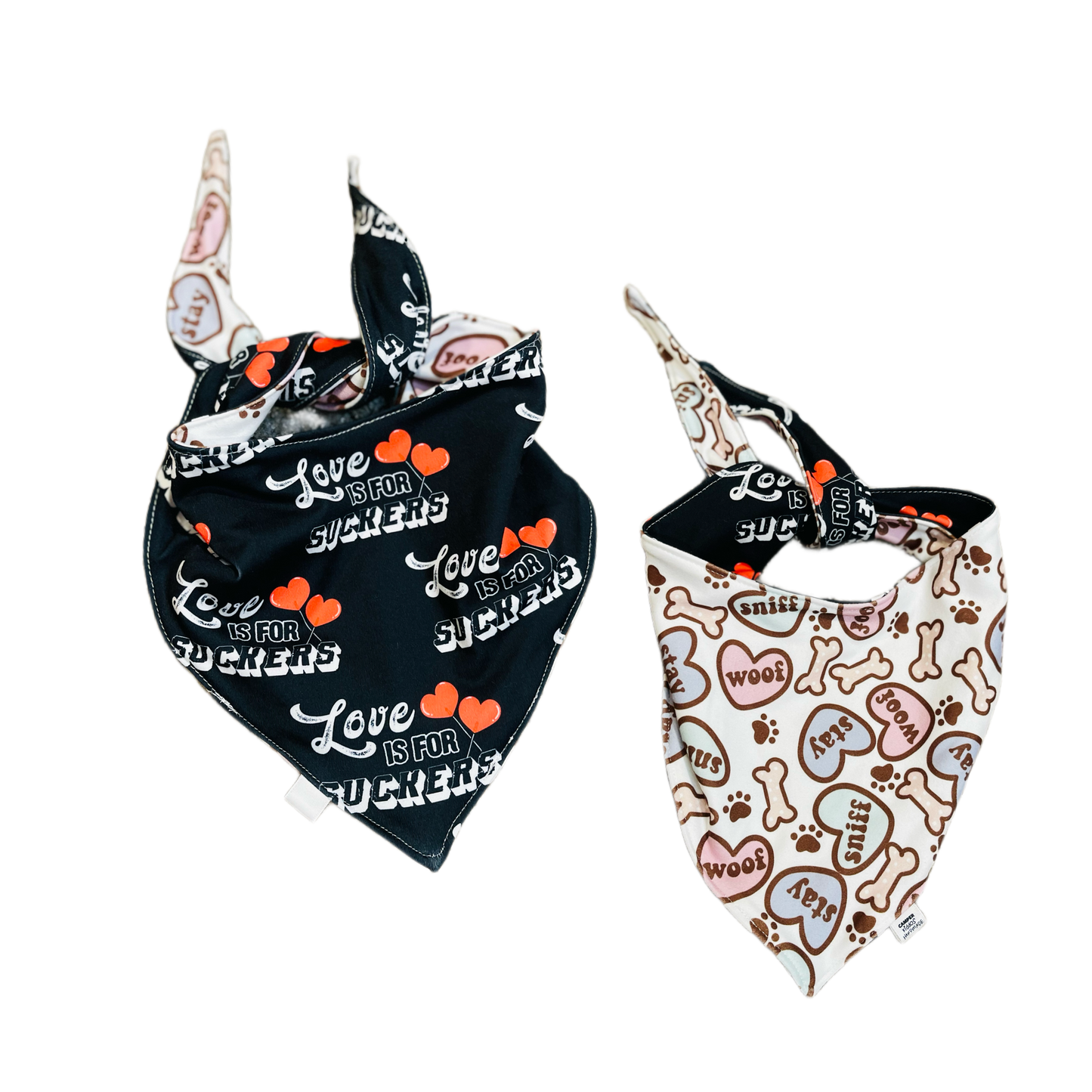 LARGE REVERSIBLE DOGGY BANDANA RTS