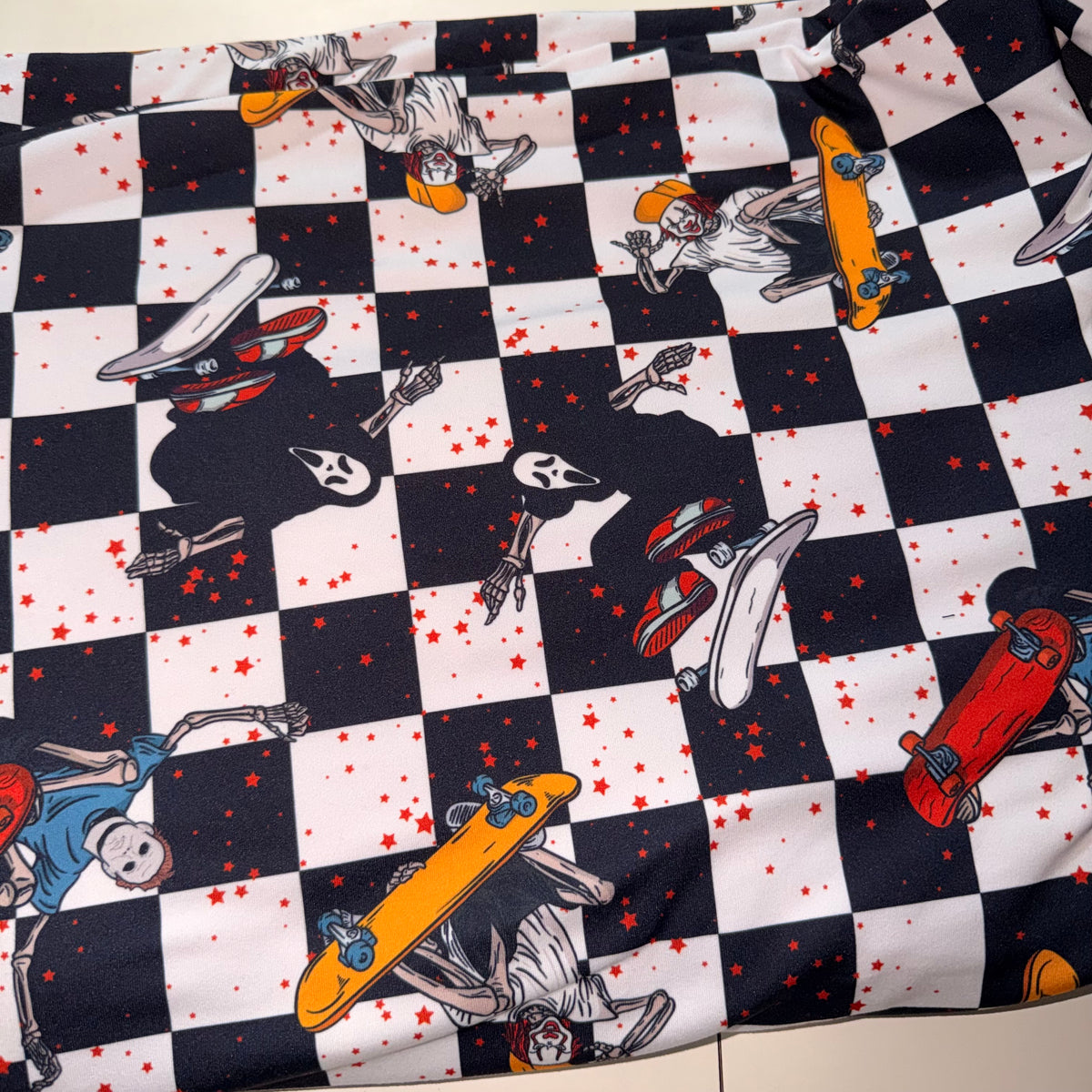 Natalie- horror skater boys fabric: 3-4 lounge sweatshirt