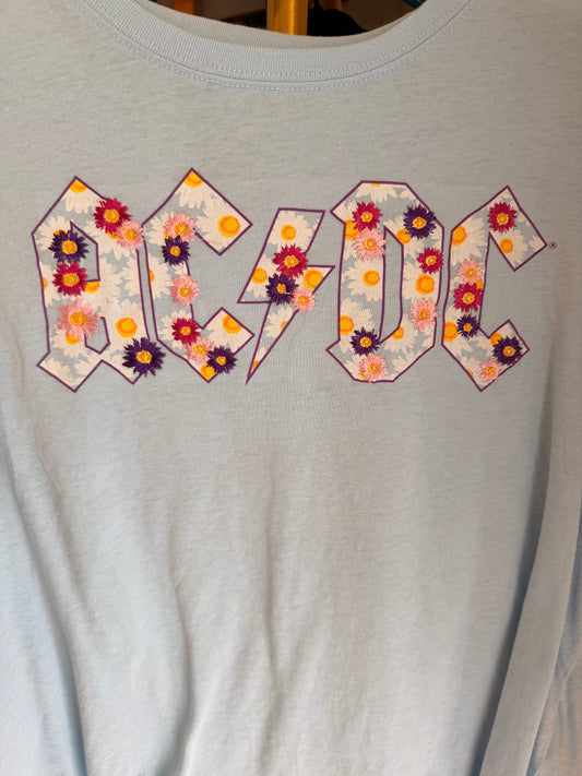 Hannah- acdc embroidered upcycle: 2t surprise outfit