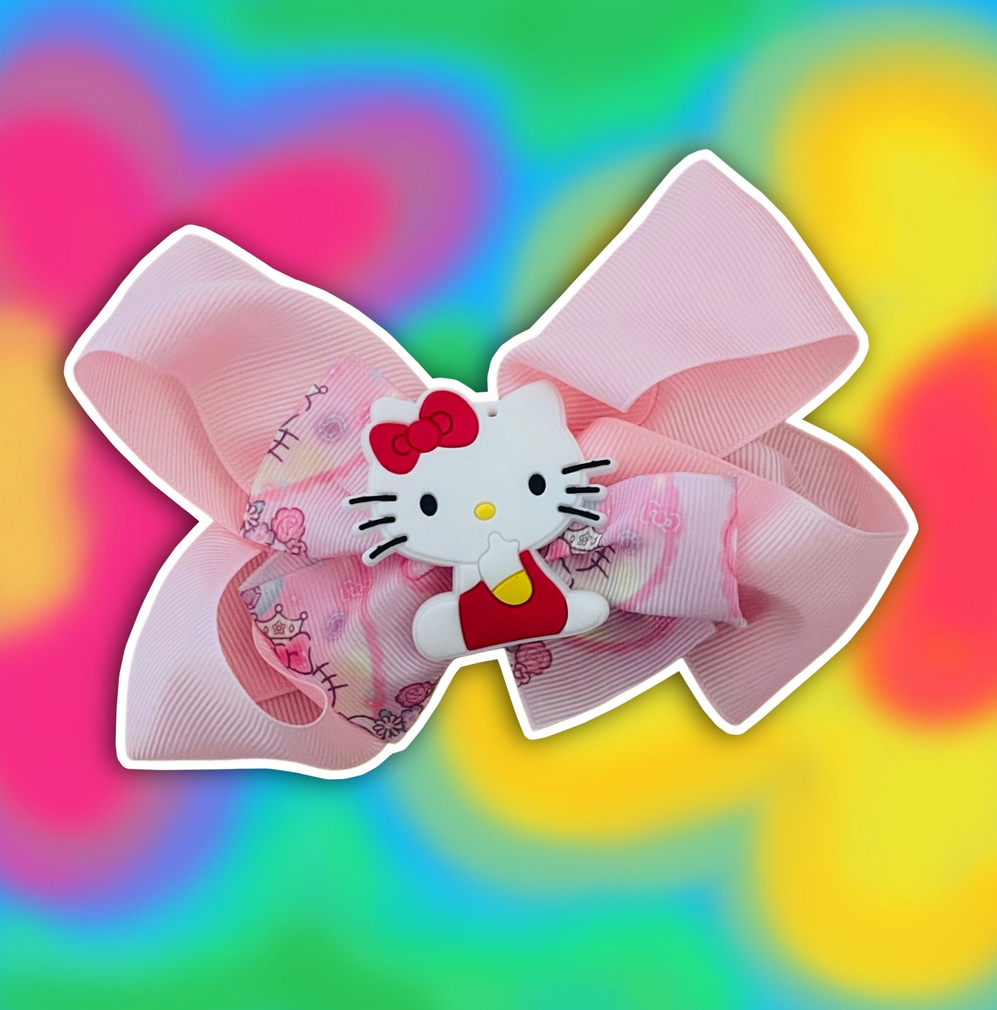 kids HK bow RTS light pink