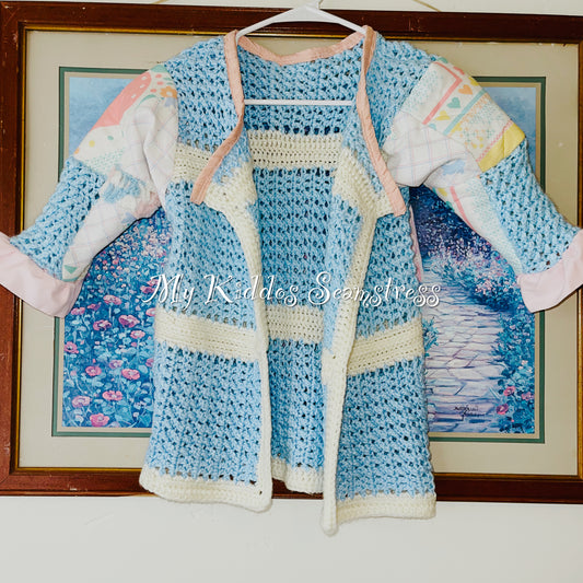 2/3 UPCYCLED cardigan RTS