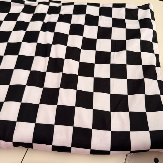 Katie- BW CHECKERED size 14 lounge sweatshirt