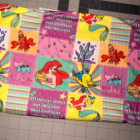 tori- little mermaid fabric: size 6 margot playsuit mash up 20-25 BD TAT