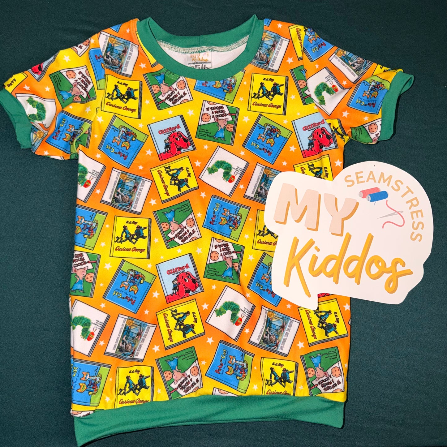 5/6 handmade simple tee RTS