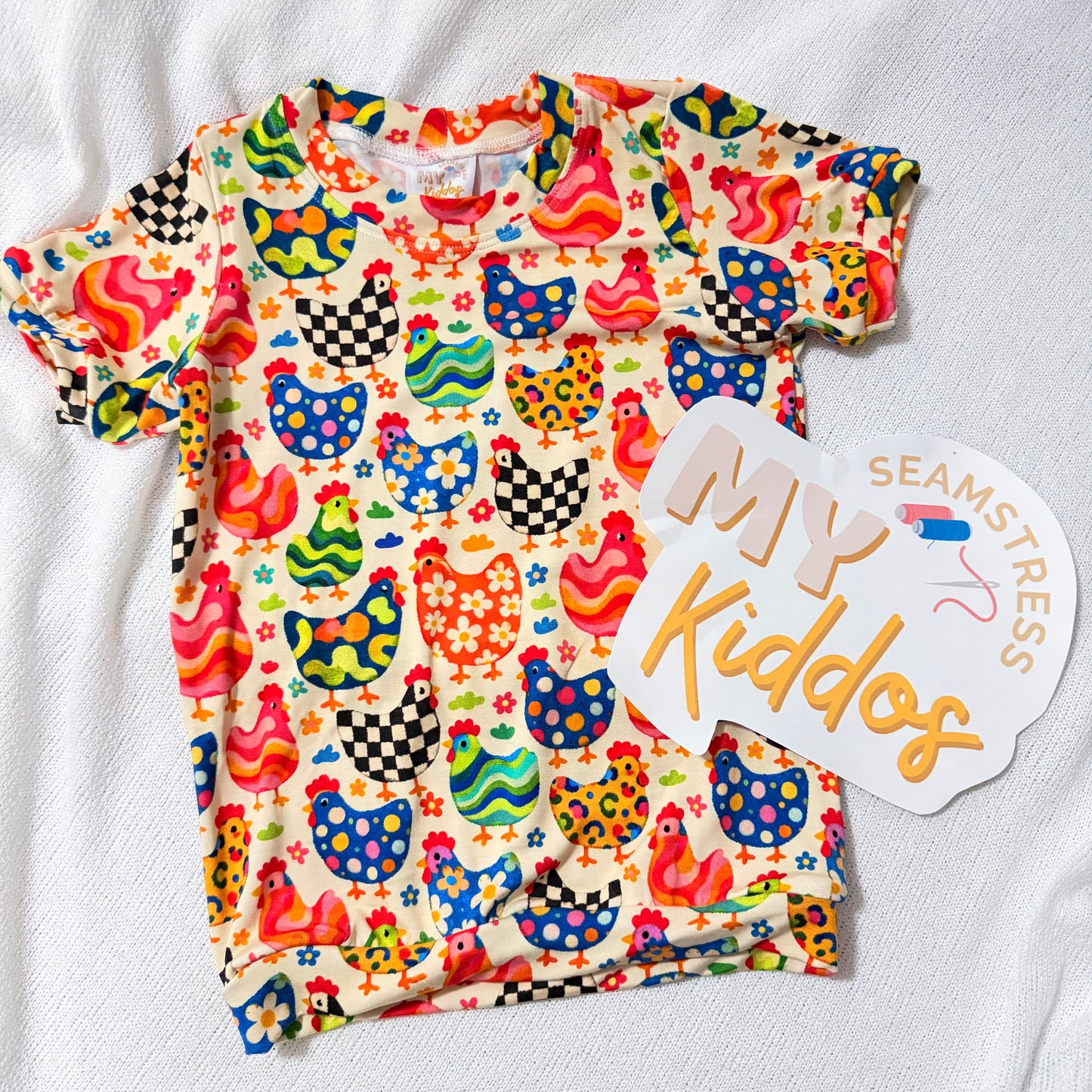 2/3 handmade simple tee RTS