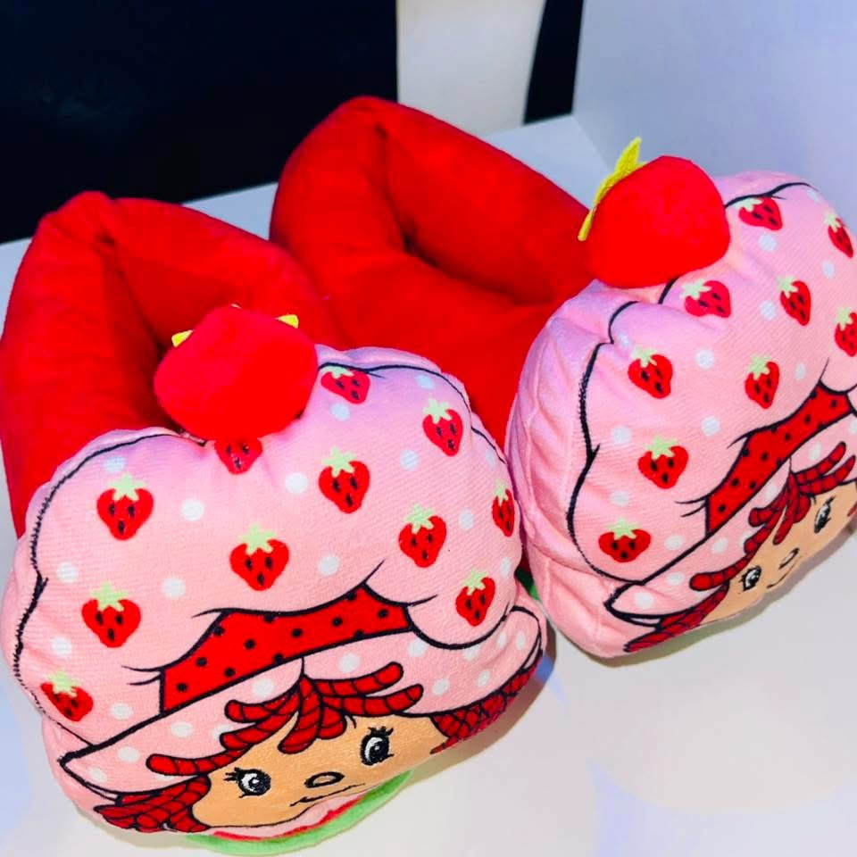 Strawberry slipper adult size 5/6 RTS