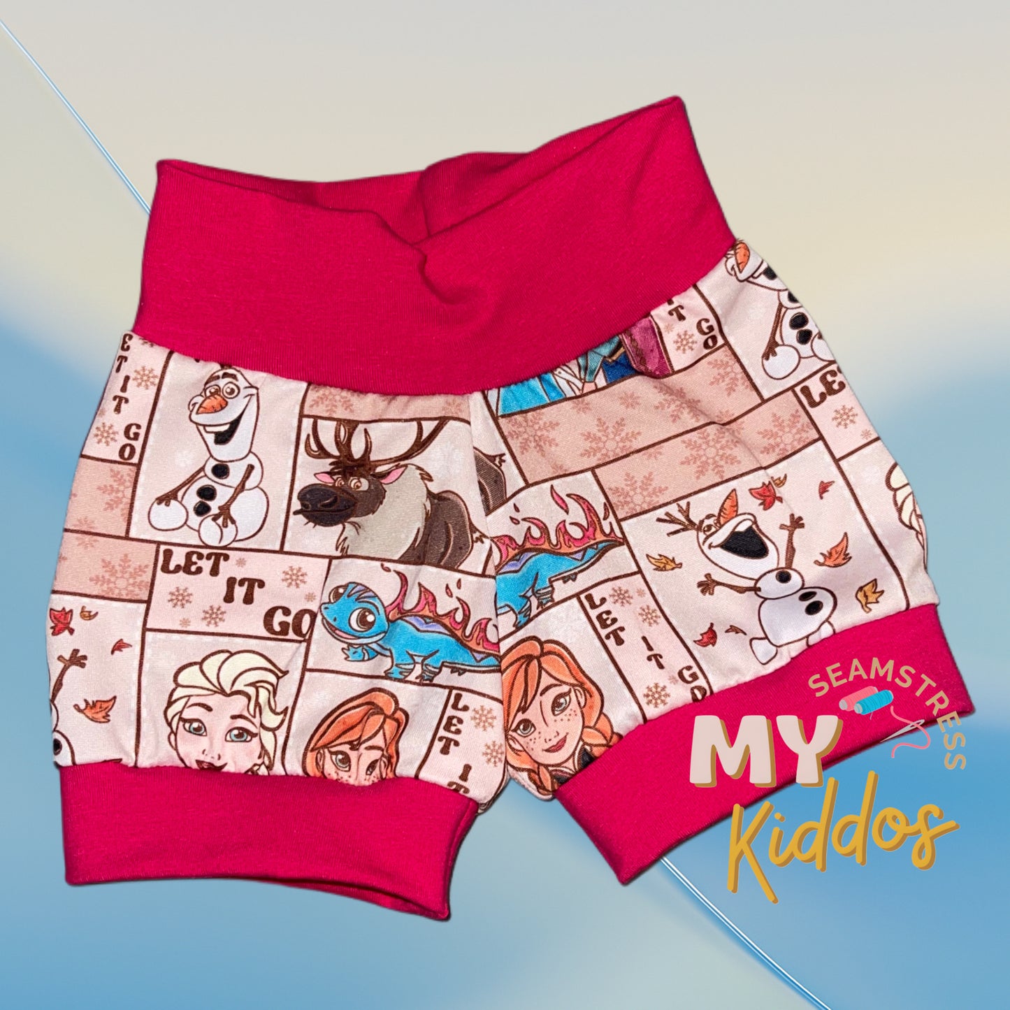 3/6m frozen cuff shorts rts HANDMADE