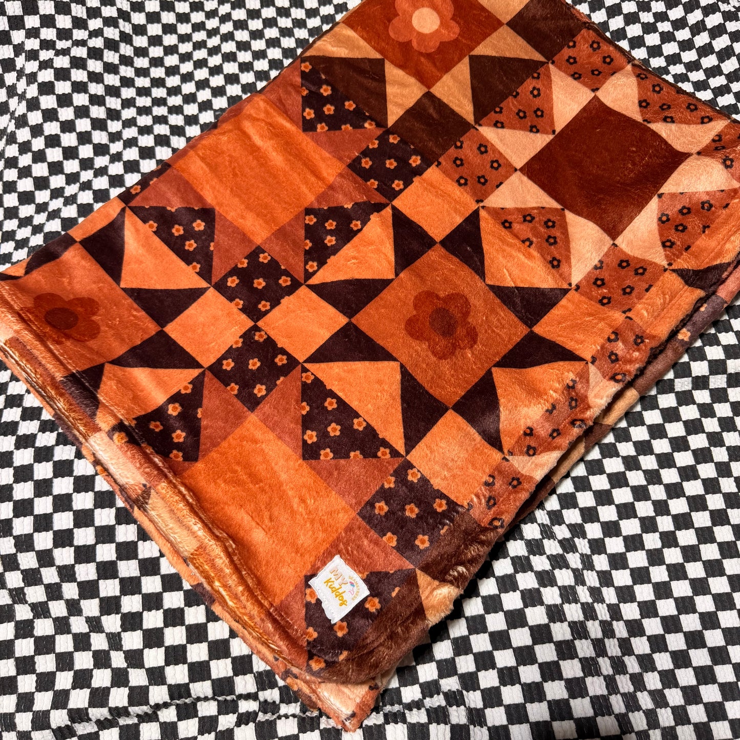 40"x65" minky blanket single layer soft on both sides RTS fall
