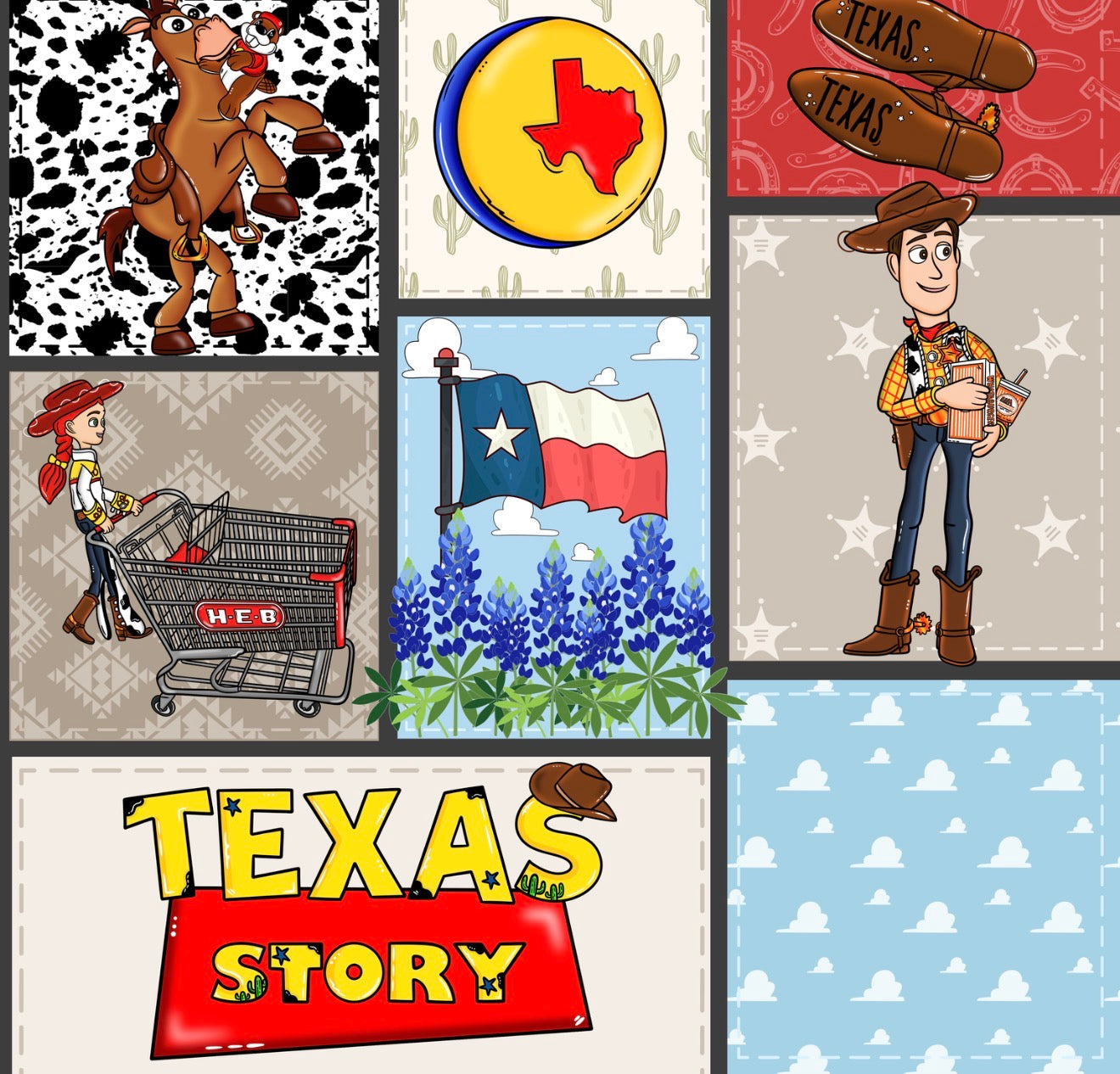 Megan- texas story: 3T ss raglan