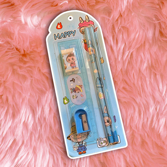 la bubu pencil set blue